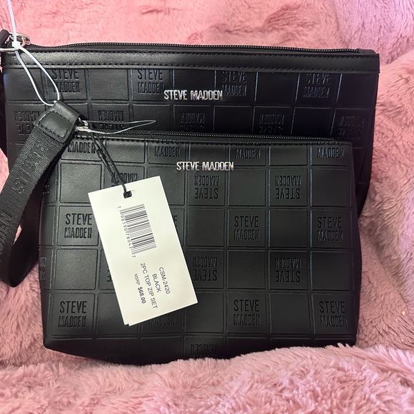 Steve Madden Handbags - NWT Steve Madden 2-Piece Top Zip Set in Black 🖤